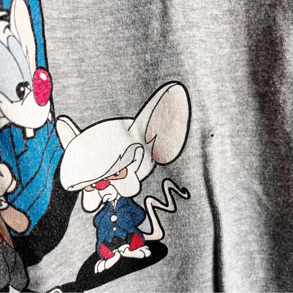 FLAW Pinky & the Brain Warner Brothers graphic tee shirt size medium M - Picture 3 of 7
